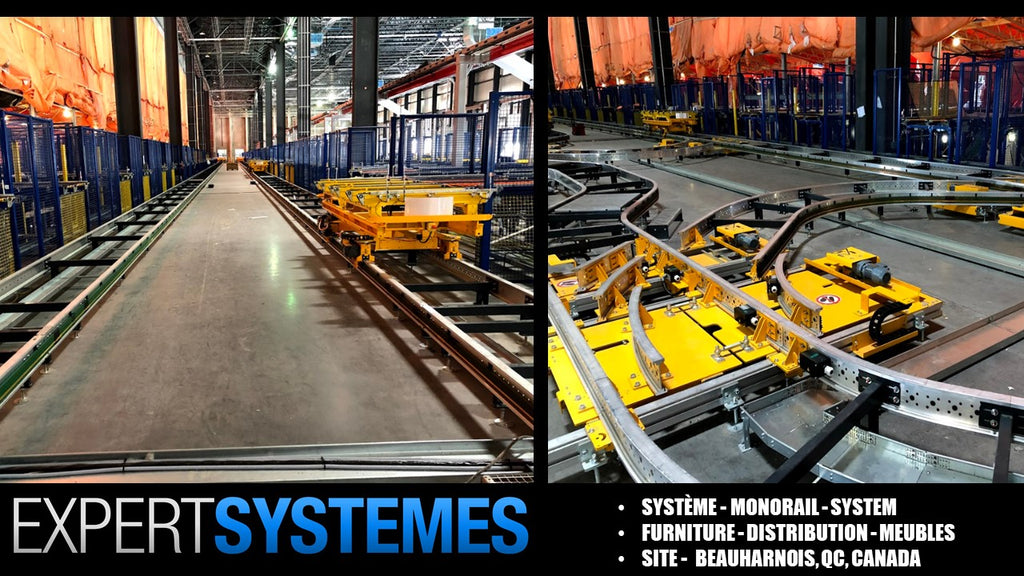 Furniture Distribution Monorail System - Système Monorail pour Meubles
